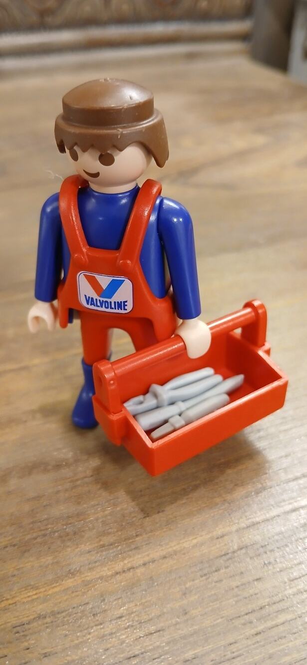 Playmobil Race Car Mechanic Toolbox with 3 Tools Vintage Imaginative Play